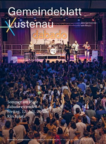 Lustenauer Gemeindeblatt Nr. 28 | Freitag 12. Juli 2024