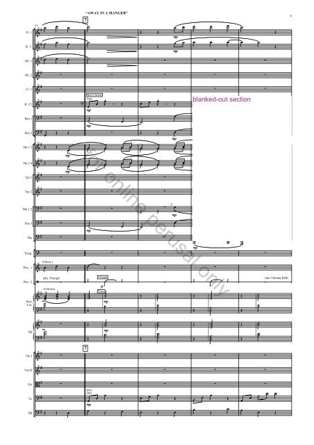 John Fox Carol Fantasia (Full Score)