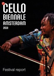 Impression Cello Biënnale 2018 (EN)