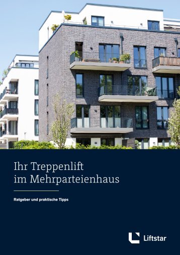 Liftstar Mehrparteienhaus Broschüre Lifta