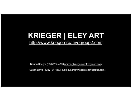 KRIEGER | ELEY ART 