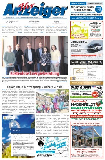Ihr Anzeiger Itzehoe 28 2024
