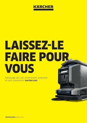 ROBOTS DE NETTOYAGE KIRA B 50