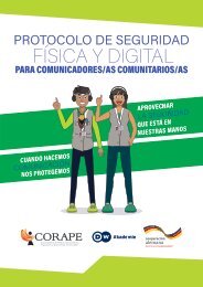 Cartilla Protocolo de seguridad física y digital - CORAPE