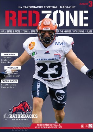 REDZONE - ifm Razorbacks Football Magazine - Ausgabe 3 / 2024