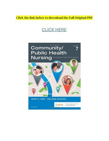 Community Public Health Nursing 7th Edition PDF