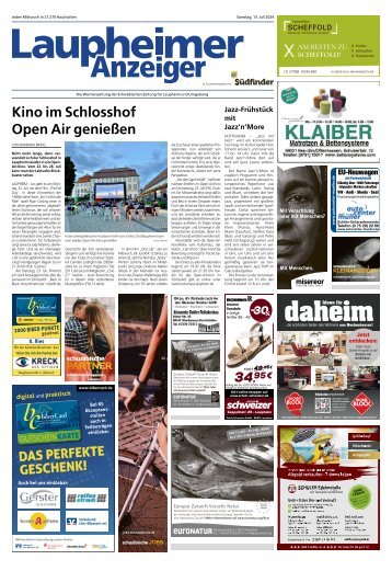 13.07.2024 Laupheimer Anzeiger