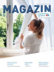 Magazin Mitarbeitende Solothurner Spitäler 2/24 – Vorhang auf