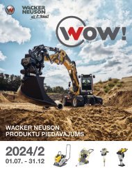 Wacker Neusona produktu katalogs 2024