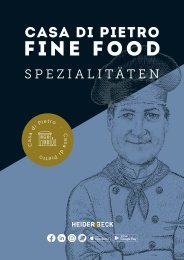 Heiderbeck Casa di Pietro Fine Food Katalog Salumeria 2024