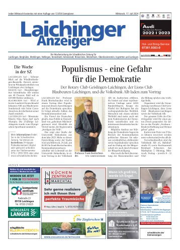 17.07.2024 Laichinger Anzeiger