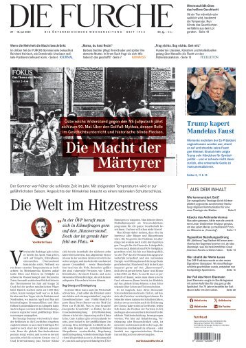 DIE FURCHE 18.07.2024