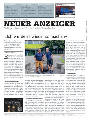Neuer Anzeiger 19. Juli 2024