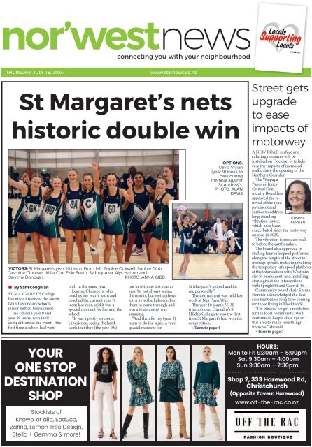 Nor'West News: July 18, 2024