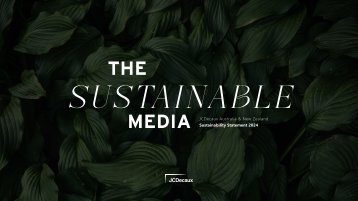 JCDecaux Australia & New Zealand Sustainability Statement 2024