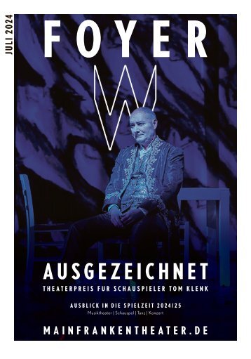 FOYER - die Theaterzeitung des Mainfranken Theaters