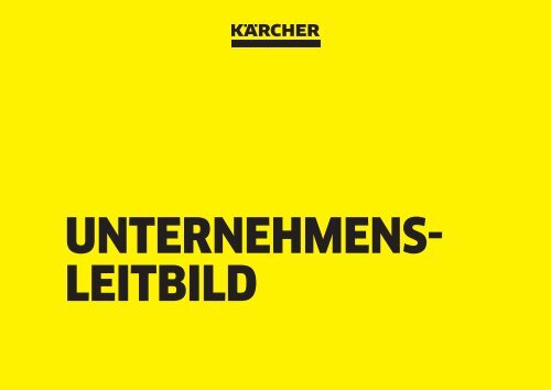 Unser Unternehmensleitbild