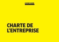 Notre charte de l'entreprise
