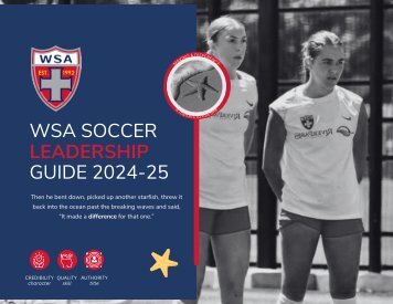 WSA SOCCER LEADERSHIP GUIDE 2024-25