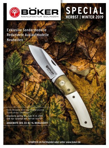 Böker Special Herbst & Winter 2019