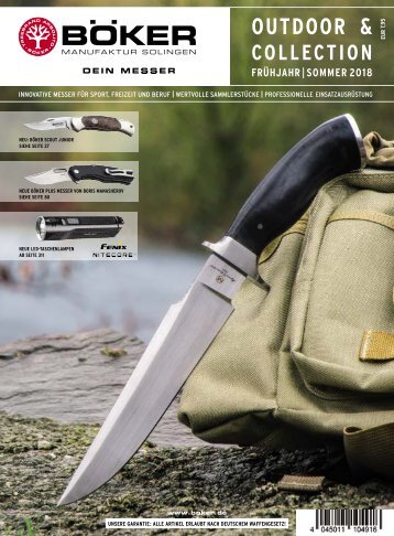 Böker Outdoor & Collection | Frühjahr & Sommer 2018