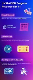 Sexual and Reproductive Health Resource List