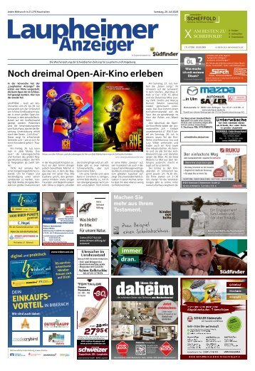 20.07.2024 Laupheimer Anzeiger