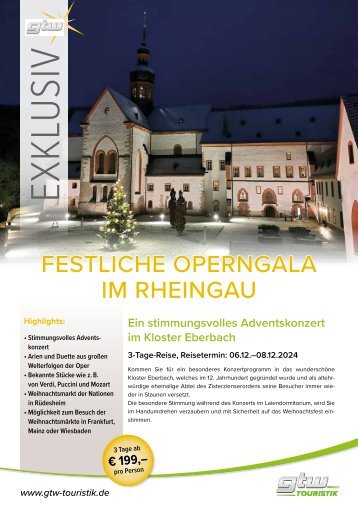 Festliche Operngala im Rheingau