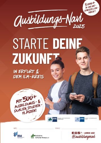 Ausbildungs-Navi für Erfurt und den Ilmkreis 2025