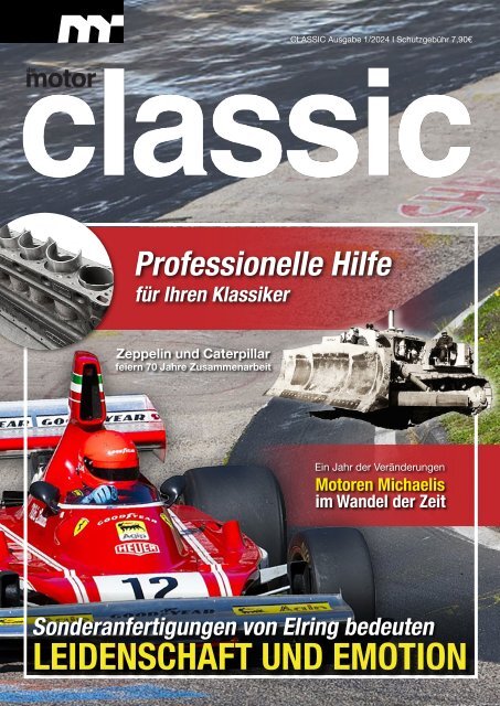 der motor classic 2024 – Das Classic- & Oldtimermagazin – Kommunikation für die Branche