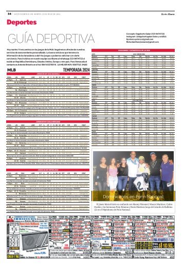 Guía Deportiva 23-07-2024