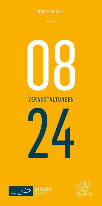 Veranstaltungskalender Binzer Bucht August 2024