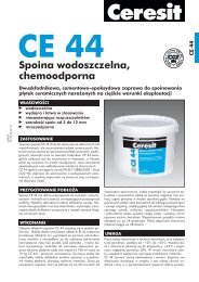 CE 44 Spoina wodoszczelna, chemoodporna - Ceresit