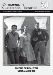 Cuadernos Literarios Nº 20 Simone Beauvour Visita Almería
