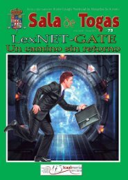 Sala de Togas Nº 73. LexNet-GATE Un camino sin retorno