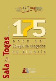 Sala de Togas Nº 74. 175 años del Colegio de Abogados de Almería