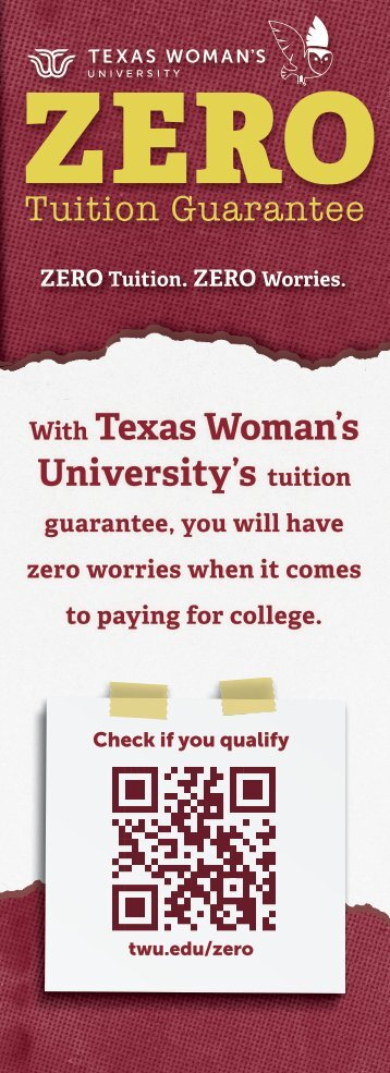 Zero Tuition Guarantee Info Card