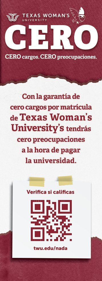 Spanish Zero Tuition Guarantee Info Card