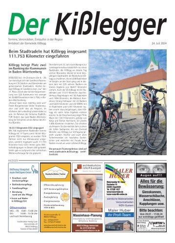 24.07.2024 Der Kißlegger