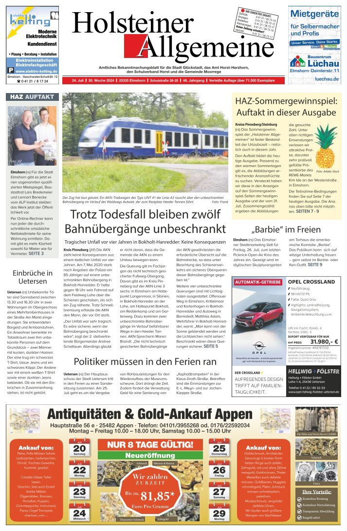 HOLSTEINER ALLGEMEINE N