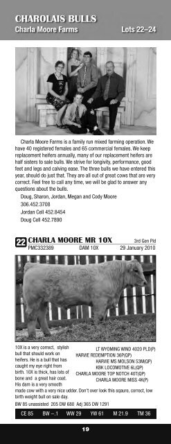 CLick here to download the catalogue (pdf file - Charolais Banner