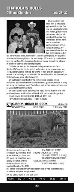 CLick here to download the catalogue (pdf file - Charolais Banner