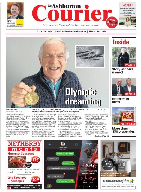 Ashburton Courier: July 25, 2024