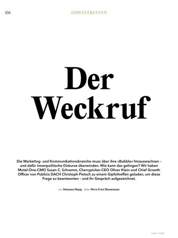 m&k_Der Weckruf