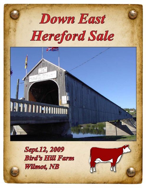 Down East Hereford Sale - Indian River Cattle Company