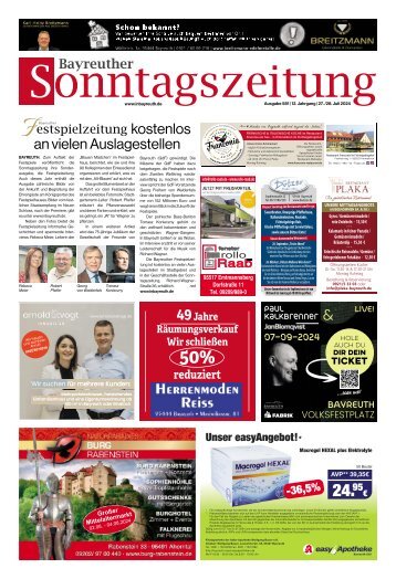2024-07-28 Bayreuther Sonntagszeitung