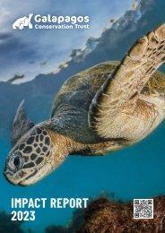Impact Report 2023 - Galapagos Conservation Trust