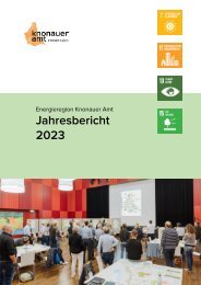 Jahresbericht 2023 Energieregion Knonauer Amt