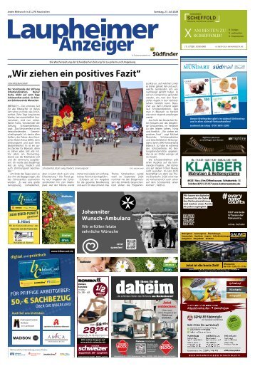 27.07.2024 Laupheimer Anzeiger
