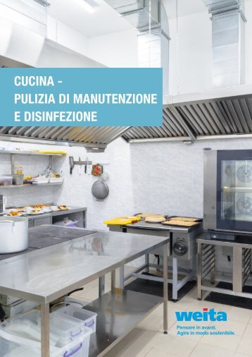 Cucina - pulizia di manutenzione e disinfezione